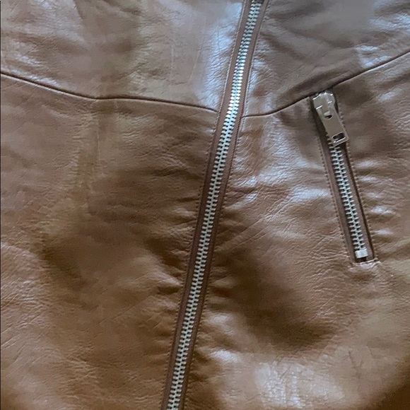 Leather like skirt size 6 new - Picture 5 of 6